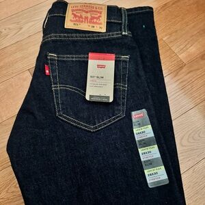 Levi's Men's Dark Blue Slim Jeans